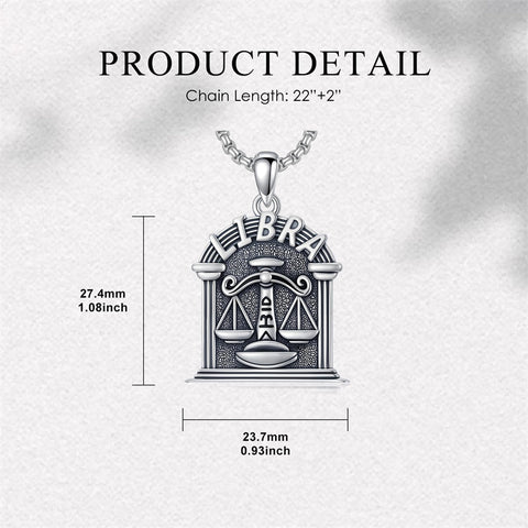 Sterling Silver Constellation Celestial Pendant Necklace