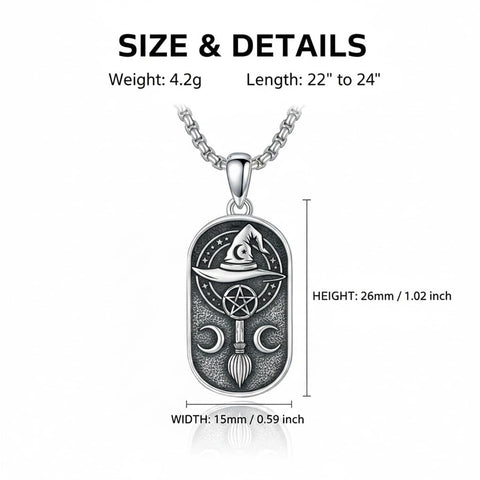 Sterling Silver Memento Mori Tree of Life Anubis Pendant Viking Amulet   Protection Pendant Necklace Egyptian Jewelry