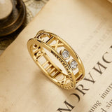 Copper Personalized Engraved High School College Class Ring Graduation Gift