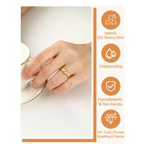 Sterling Silver Personalized 2 Heart Birthstone Engraved Ring for Women