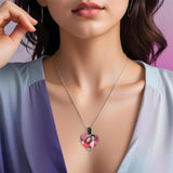 Stainless Steel Heart Personalized Photo Engraved Pendant Necklace