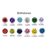 Sterling Silver 10K 14K 18K Gold Custom Birthstone Pattern Class Ring for Men