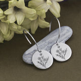 Spring Wildflowers Ring Wildflowers Earrings S925 Sterling Silver Flower Ring For Nature Lovers