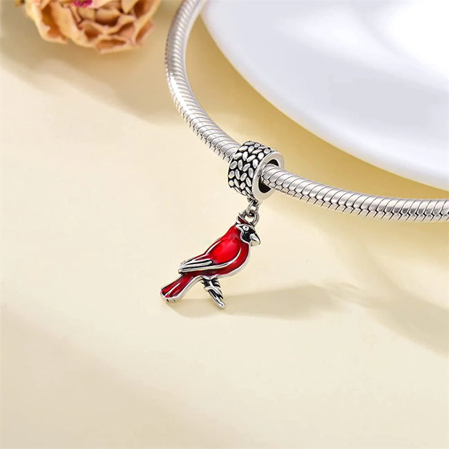 Cardinal Bird Bracelet
