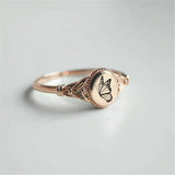 Sterling Silver Retro Butterfly Ring