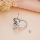 925 Sterling Silver Teardrop Urn Rings Hold Loved Ones Ashes Cz Cremation Memorial Ring Keepsake Jewelry for Women