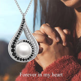 Sterling Silver Pearl Urn Necklace for Ashes