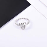 925 Sterling Silver Hummingbird Heart Urn Ring for Ashes I Carry You with Me Cremation Jewelry Hummingbird Ring