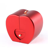 Apple Shaped Eternal Rose Flower Jewelry Gift Box