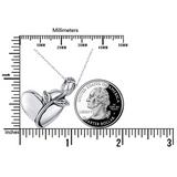 925 Sterling Silver Rose Heart Urn Necklace for Ashes Cremation Jewelry for Ashes of Loved Ones Keepsake