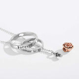 Cremation Jewelry 925 Sterling Silver Sunflower Rose Paw Urn Necklace for Ashes