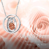 Cremation Jewelry 925 Sterling Silver Sunflower Rose Paw Urn Necklace for Ashes