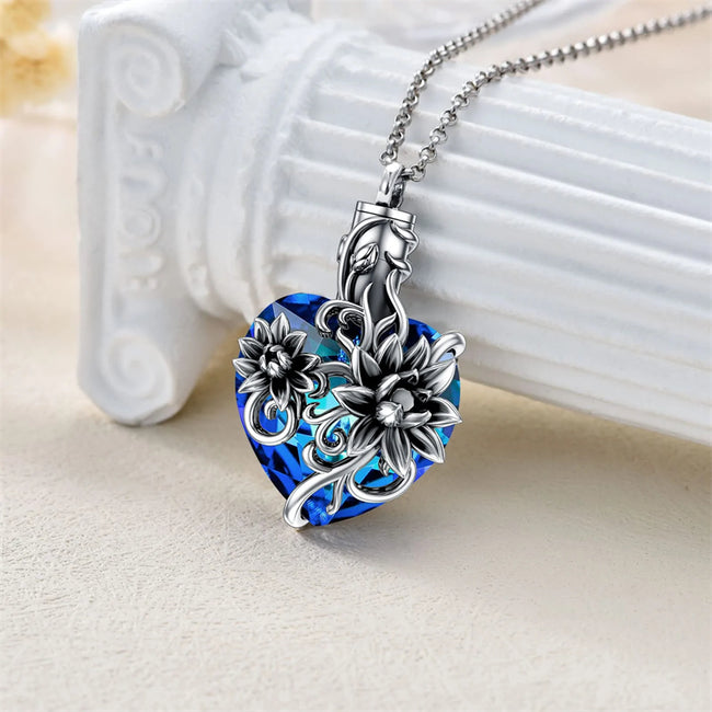 Rose Flower Locket Necklace That Holds Pictures S925 Sterling Silver  Vintage Oxidized Rose Flower Photo Pendant Family Jewellery Gifts for Women