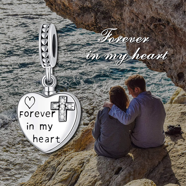Personalized Heart Forever Photo Charms, Fit Pandora Bracelet, Custom –  Gifts Journey