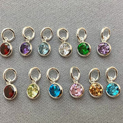 Sterling Silver AAA CZBirthstone Charm