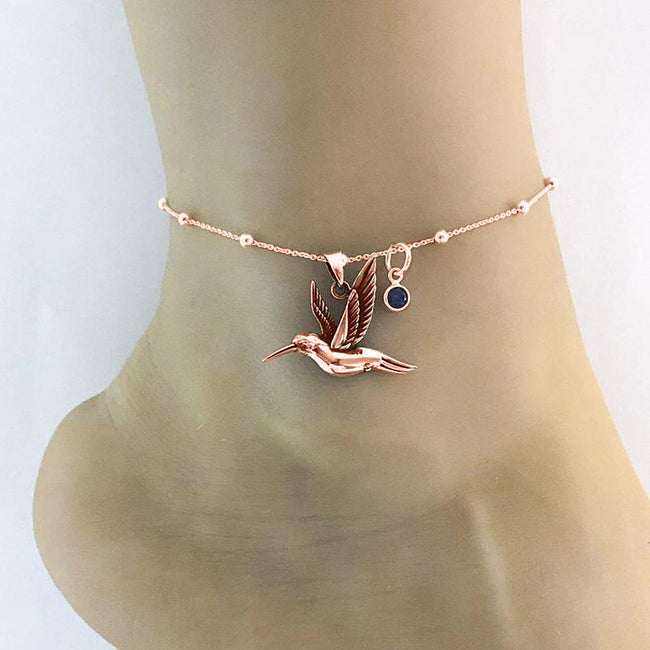 Hummingbird deals ankle bracelet