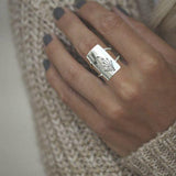 Sterling Silver Hummingbird Animal Ring