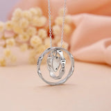 Sterling Silver Heart Urn Necklace For Ashes With Engraved