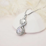 Sterling Silver Infinity Heart Urn Necklace for Ashes