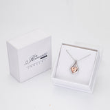 Cremation Jewelry 925 Sterling Silver Teardrop Urn Necklace For Ashes Heart Shape Memorial Keepsake Pendant For Ashes