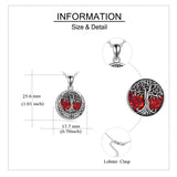 Tree of Life Urn Necklaces for Ashes Sterling Silver Abalone Shell Tree of Life Cremation Jewelry Memory Gift for Women