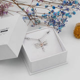 Sterling Silver Birthstone Dragonfly Butterfly Anklet & Irish Single Layer Anklet