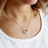 Sterling Silver Personalized Birth Month Flower Pendant Necklace