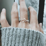 Sterling Silver Shark Ring