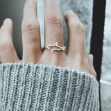 925 Sterling Silver Shark Ring Dainty Shark Jewelry Ocean Jewelry For Women Shark Jewelry Ocean Ring