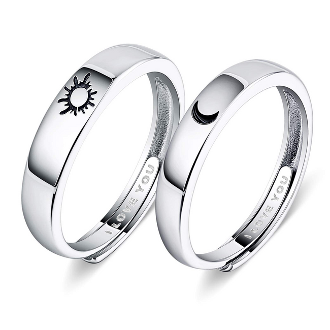 925 hot sale couple rings