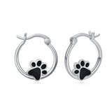 925 Sterling Silver Small Hoop Earrings for Sensitive Ears Cute Animal Jewelry Gifts for Women Daughter