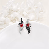 Angel Devil Earrings Sterling Silver Demon Angel Wings Drop Earrings Jewellery Gifts for Women