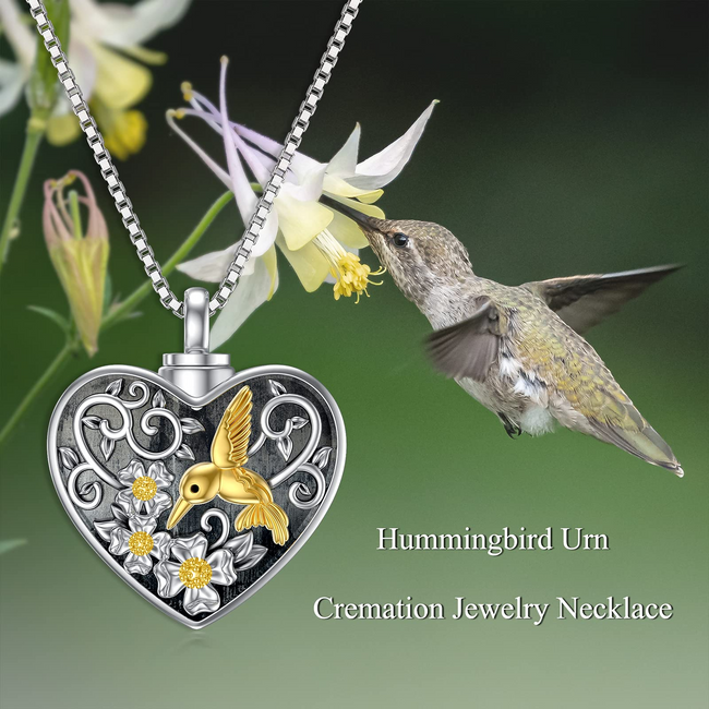 Hummingbird 2025 urn necklace