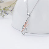 925 Sterling Silver Necklaces for Women Girls Music//Piano/Pendant Graduation Gifts Jewelry for Girls Women