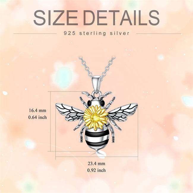 Bee Necklace  Bee Jewelry for Women or Men as Great Honey Bee Decor or  Bumblebee Decor and Bee Accessories for Women Honey Bee Gifts and Bee Gifts  for Women be a