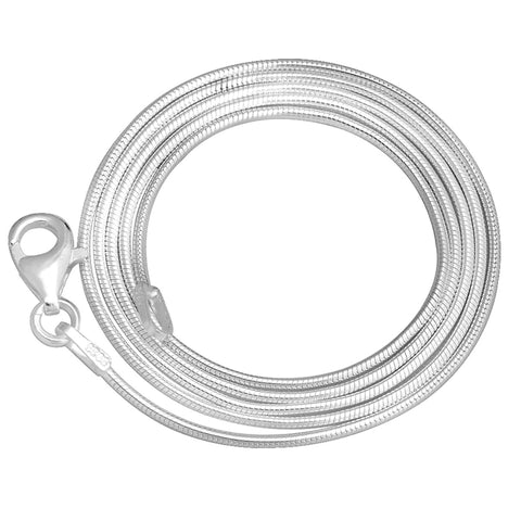 Sterling Silver 1mm Clean Chain Necklace