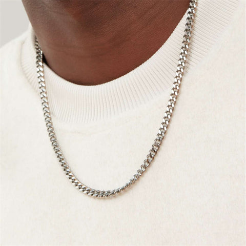 Stainless Steel 5mm Mens Chain Necklaces for Men