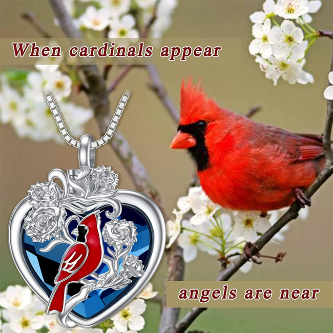 Crystal 2025 cardinal necklace