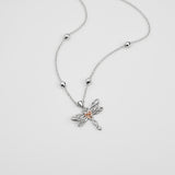 925 Sterling Silver Birthstone Dragonfly Anklet Butterfly Anklet Irish Celtic Jewelry for Women