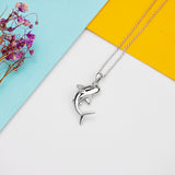 Sterling Silver Shark Pendant Necklace