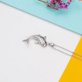 Sterling Silver Shark Pendant Necklace