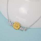 Sterling Silver Sunflower Single Layer Anklet