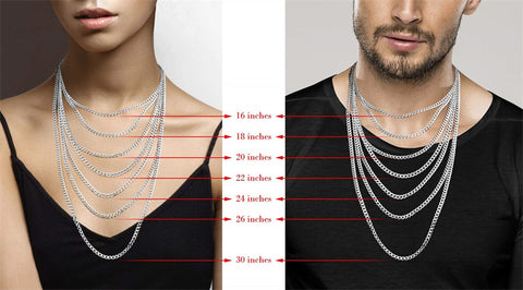 Sterling Silver 5mm Diamond Cut Cuban Chain Necklace